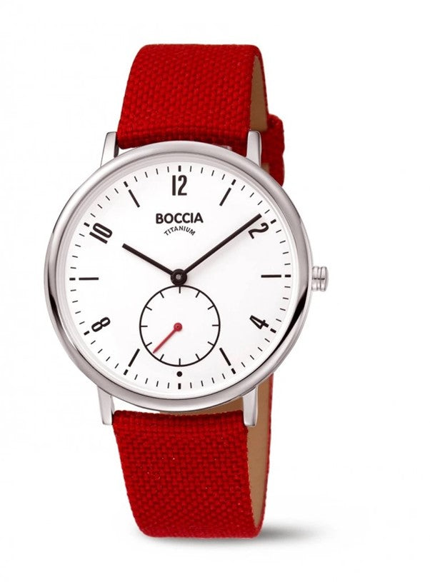 BOCCIA Ladies Red Strap 3350-01