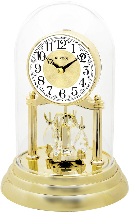 Rhythm anniversary clock gold CRG120NR18