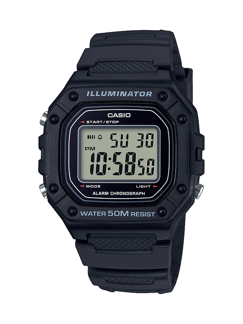 Casio Digital Mens W218H-1A