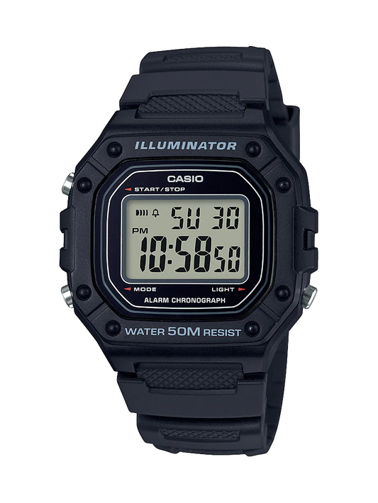 Casio Digital Mens W218H-1A