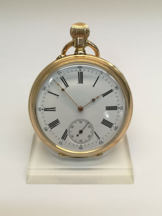 18ct Gold Pocket Watch - Open Face