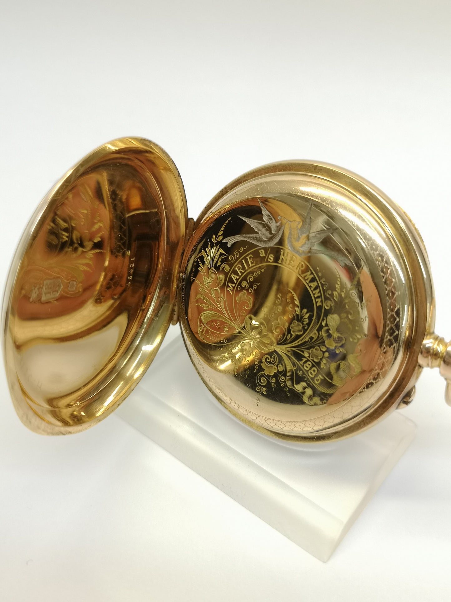 18ct Gold Pocket Watch - Open Face