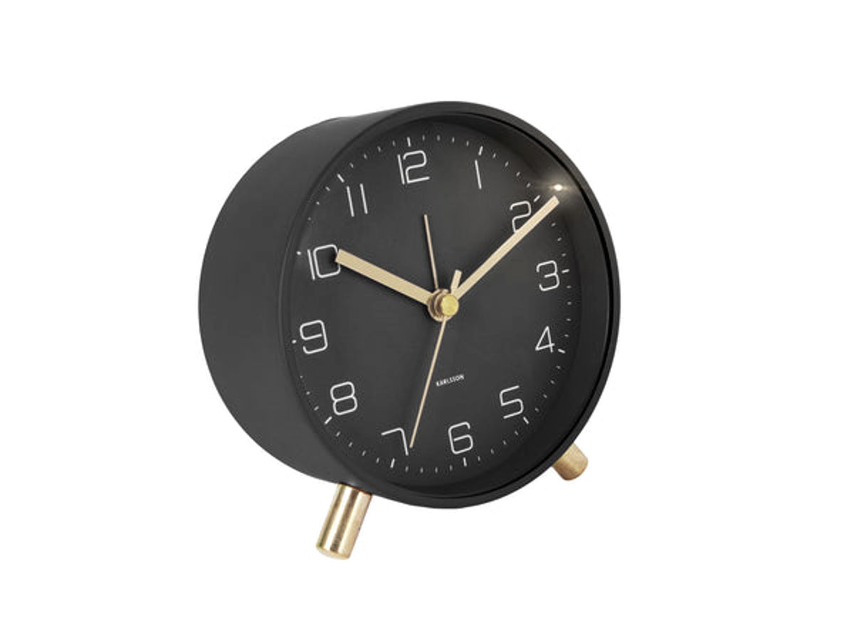 Karlsson Lofty Alarm Clock - Black KA5752BK
