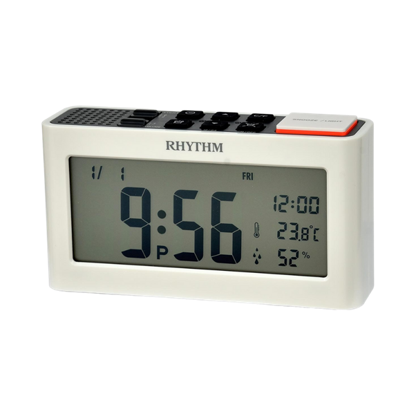 Rhythm Digital Alarm Clock with light LCT101NR03