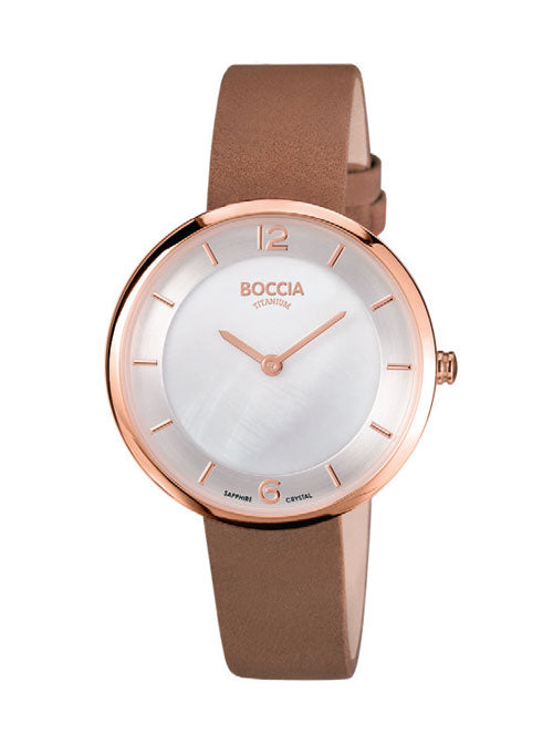 Boccia Ladies Titanium Rose Gold 3244-04