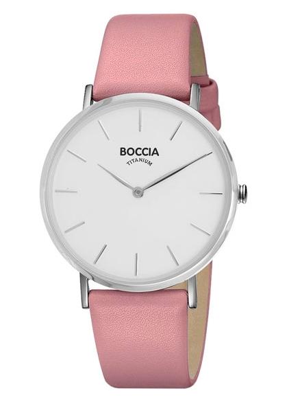 Boccia Ladies Pink Strap Watch 3273-03