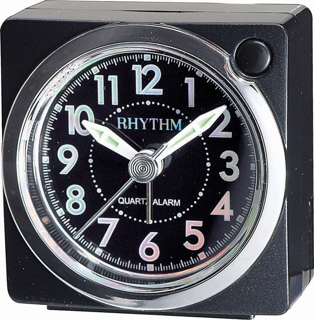 Rhythm alarm clock black CRE820NR02