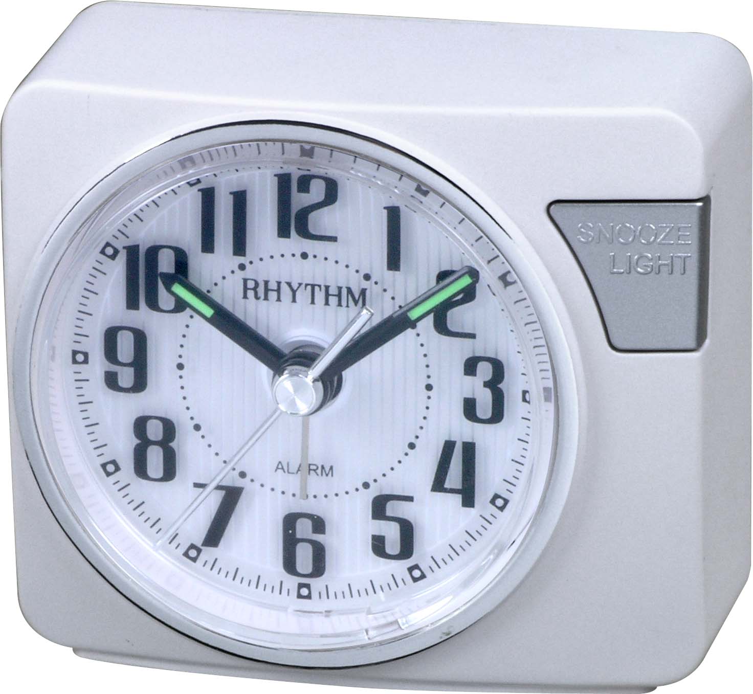 Rhythm alarm clock white CRE842NR03