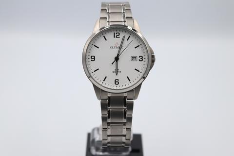 OLYMPIC TITANIUM GENTS WHITE DIAL 50M 26037