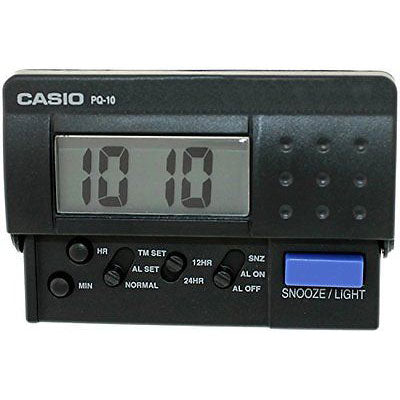 CASIO CLOCK PQ10-1 BLACK