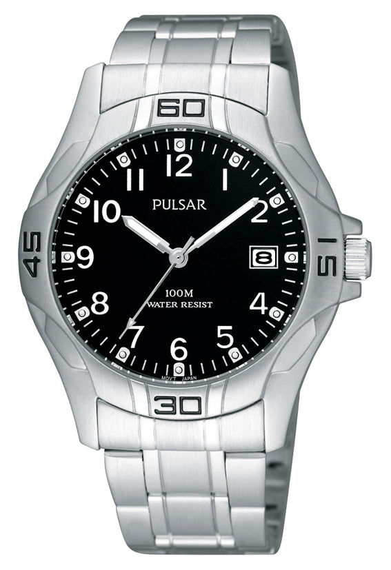 Pulsar Work Black Dial PXH447X