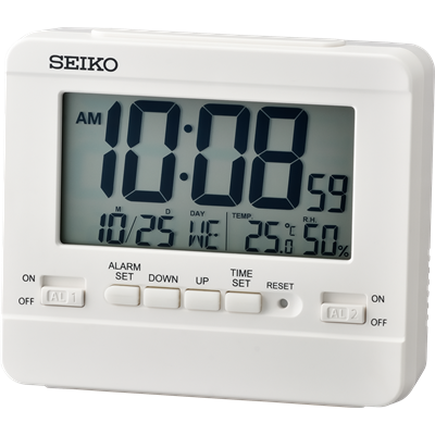 Seiko Digital Clock QHL086-W