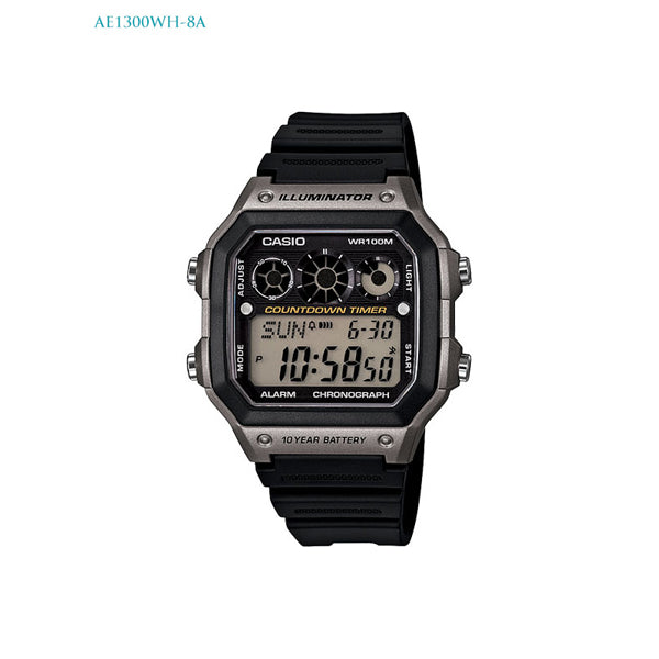 CASIO DIGITAL MENS WATCH AE1300WH-8A