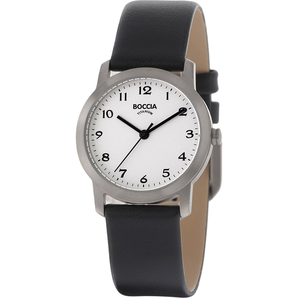 Boccia Ladies Titanium Leather Strap 3291-01