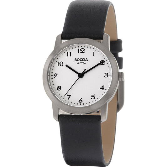 Boccia Ladies Titanium Leather Strap 3291-01