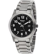 Boccia Gents Titanium case and band 3619-03