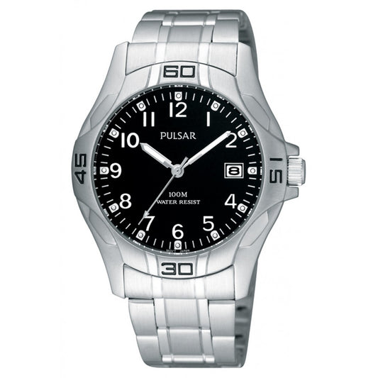 Pulsar Black Dial Work Watch No.s PXH935X