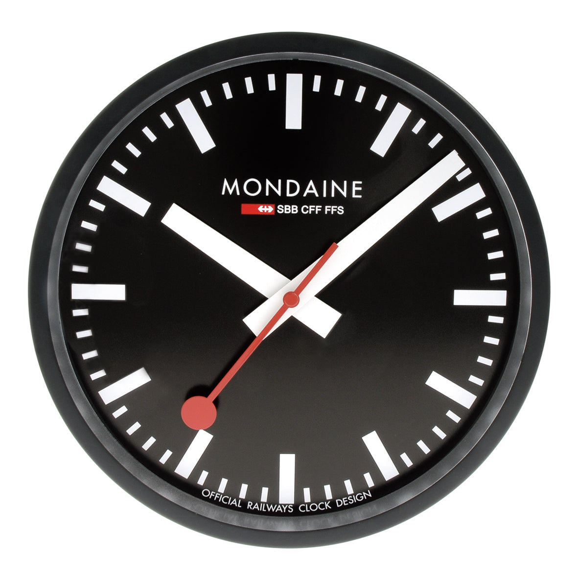 Mondaine Clock Black