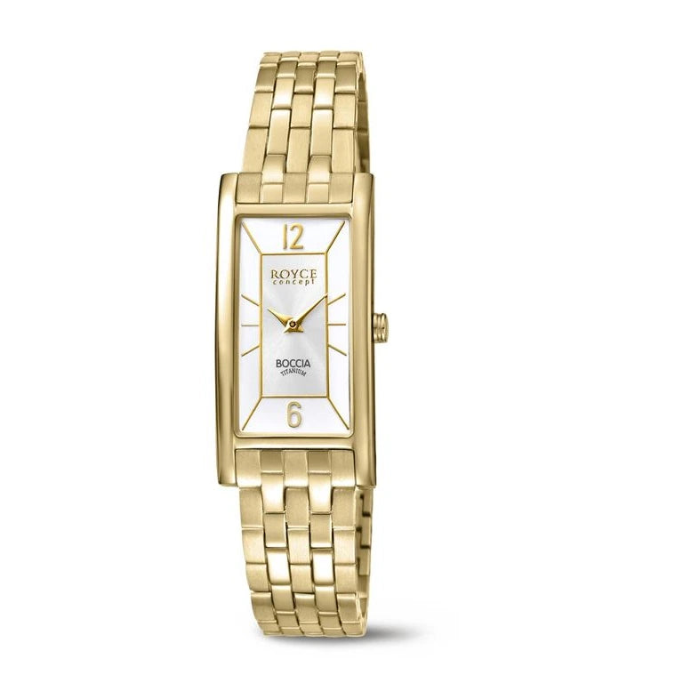 BOCCIA Ladies Rectangle Dial 3352 04 Ilam Watchmakers