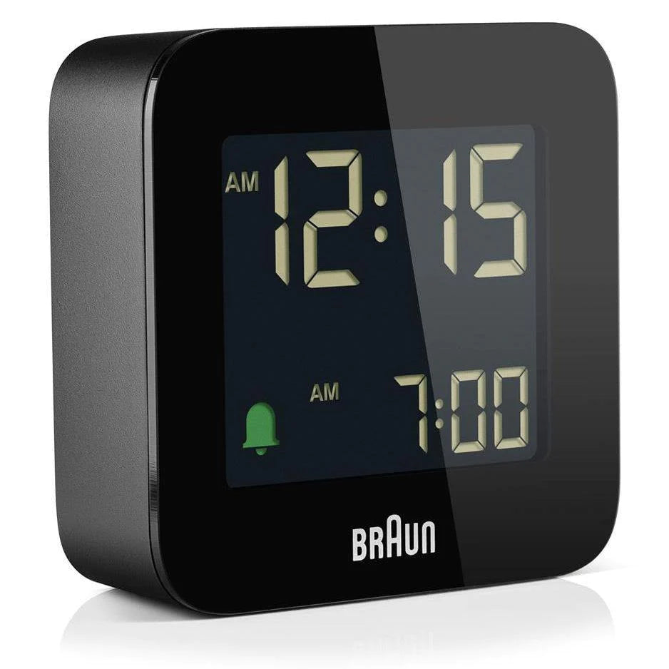 Braun LCD Alarm Clock Black BC08B