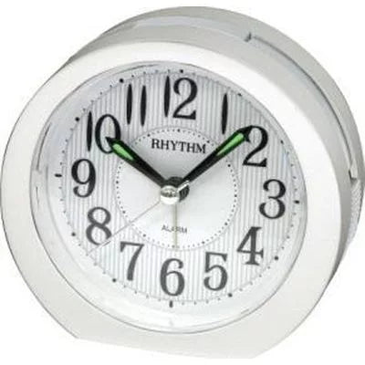 Rhythm alarm clock white CRE839NR03