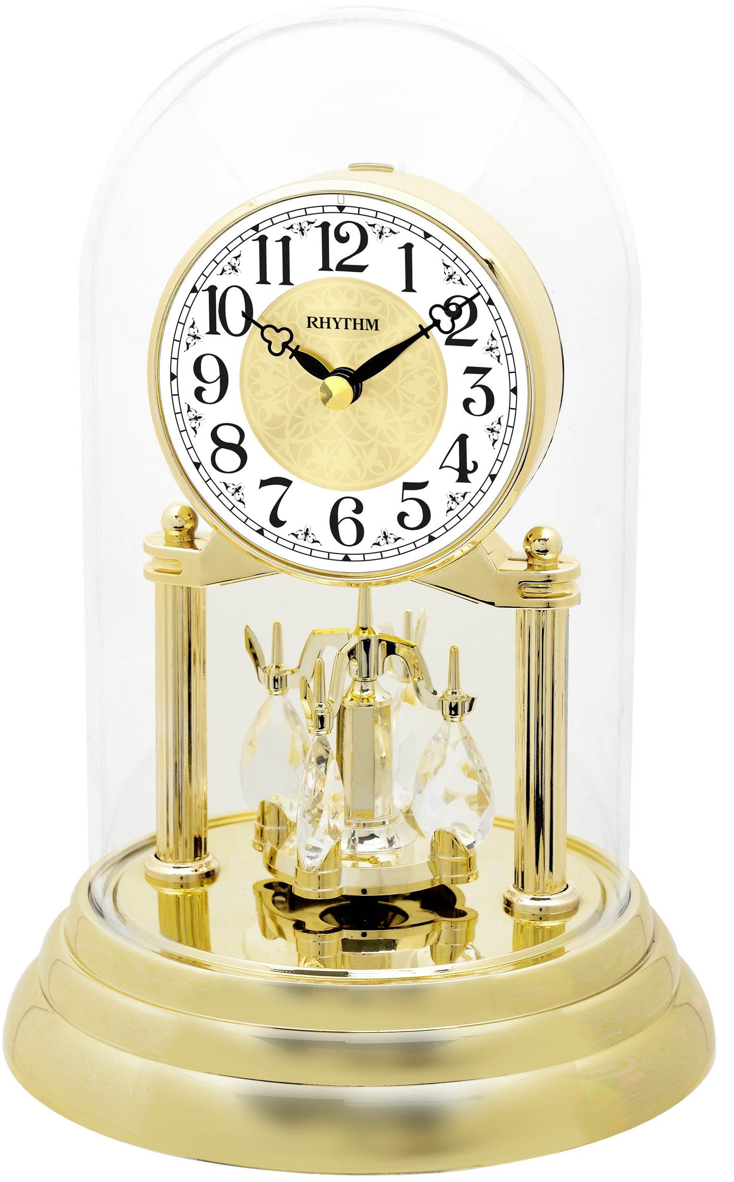 Rhythm anniversary clock gold CRG120NR18