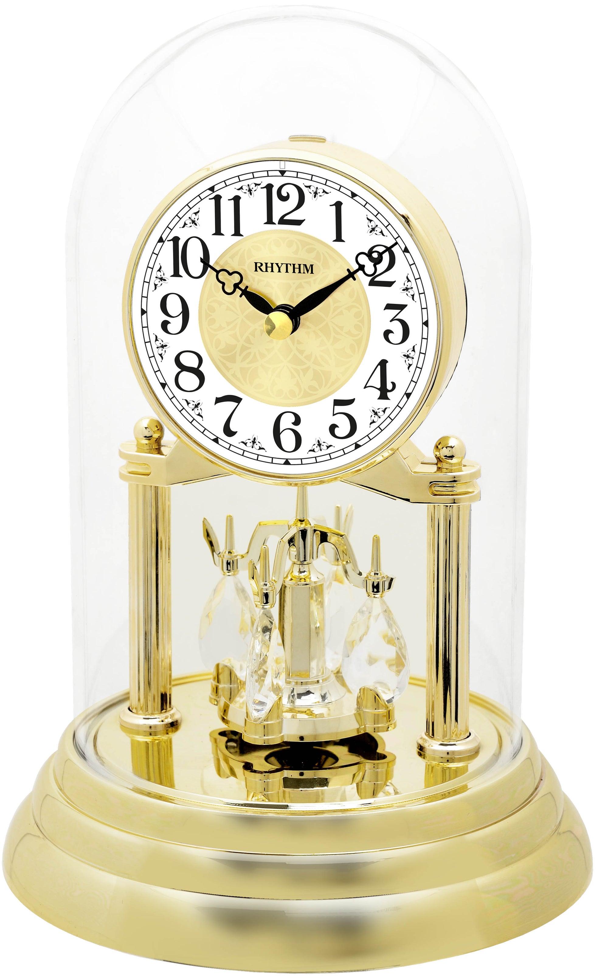 Rhythm anniversary clock gold CRG120NR18