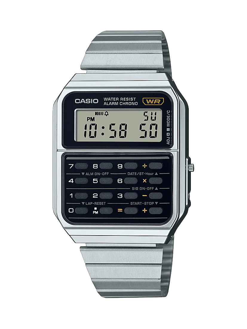 Casio CA500WE-1A Digital Calculator Mens Watch