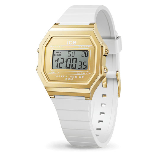 Ice Digital Retro White Gold 022049