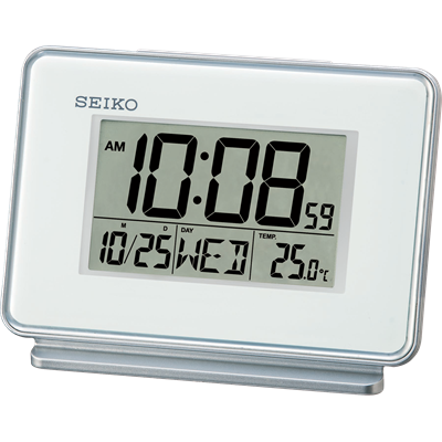 Seiko Digital Clock QHL068-W