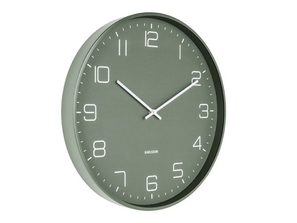 Karlsson Lofty Wall Clock - Matte Green KA5751GR