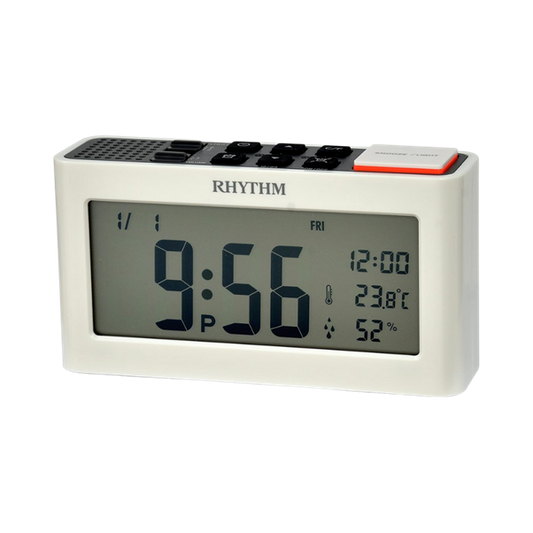 Rhythm Digital Alarm Clock with light LCT101NR03