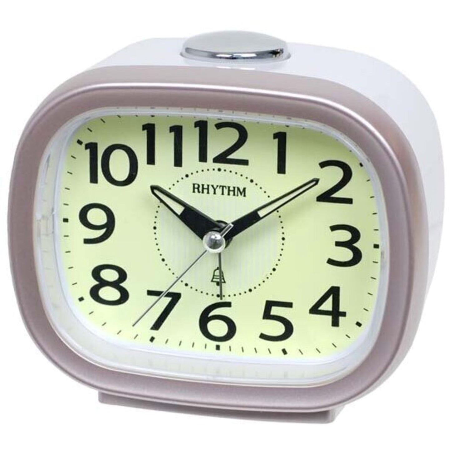 Rhythm alarm clock pink CRA846NR13
