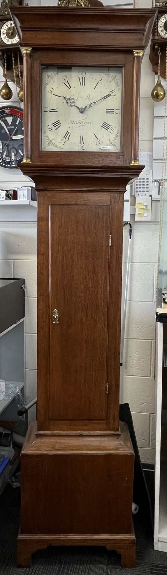 English Grandfather Longcase Clock