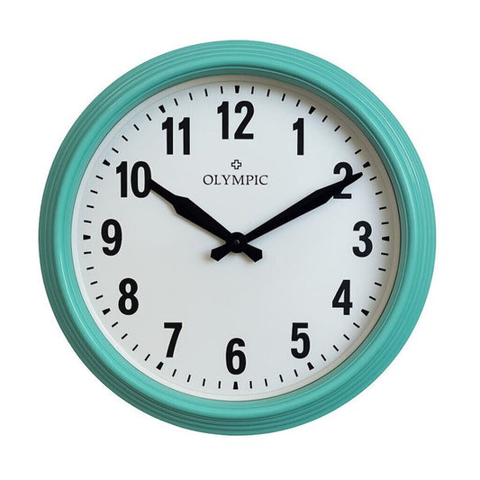 Olympic Topham Turquoise Wall Clock OC-32TP02