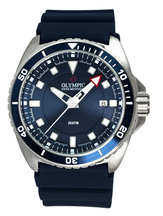 Olympic Mens Blue Dial Divers Watch 29434