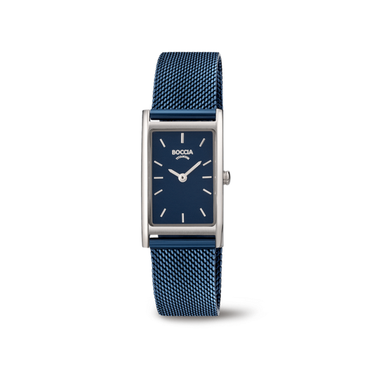 Boccia Ladies Silver/Blue 3304-01