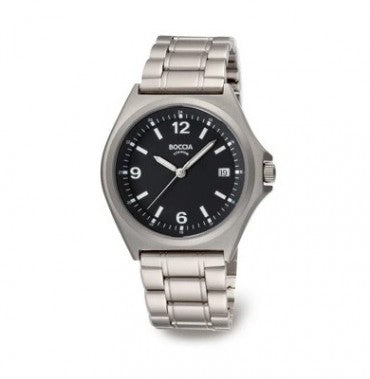 Boccia Gents Black Dial 3546-01