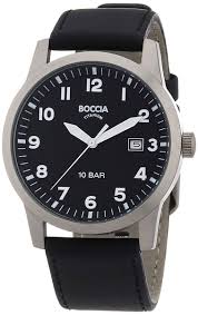 Boccia Gents Watch Titanium Black Dial 3631 01 Ilam Watchmakers