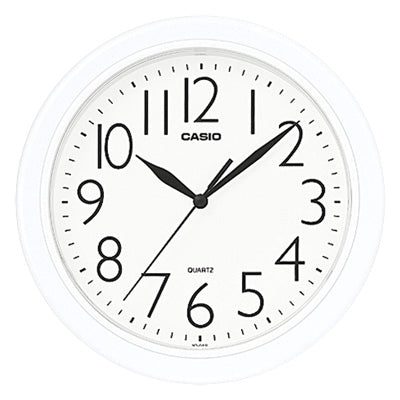 CASIO CLOCK IQ01S-7 ROUND WHITE