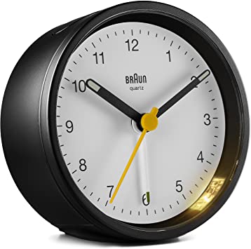 Braun Alarm Clock Black/White BC12BW