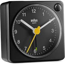 Braun Black Alarm Clock BC02XB