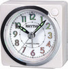 Rhythm alarm clock pearl white CRE820NR03