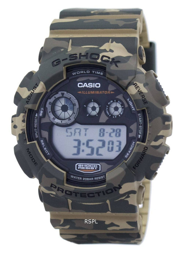 Casio G Shock Camouflage GD120CM-5DR – Ilam Watchmakers