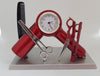Collectable Clocks - Hairdresser set red 3232RD