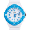 Youth Casio White with Blue Watch LRW200H-2B