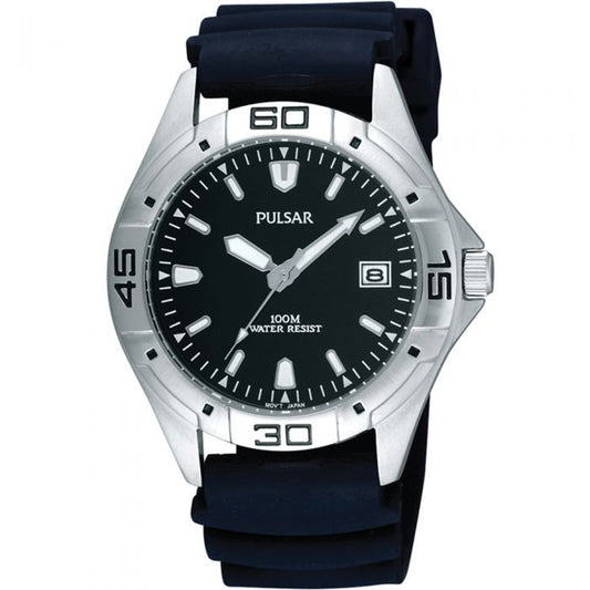 Pulsar Black Dial Work Watch PXH939X