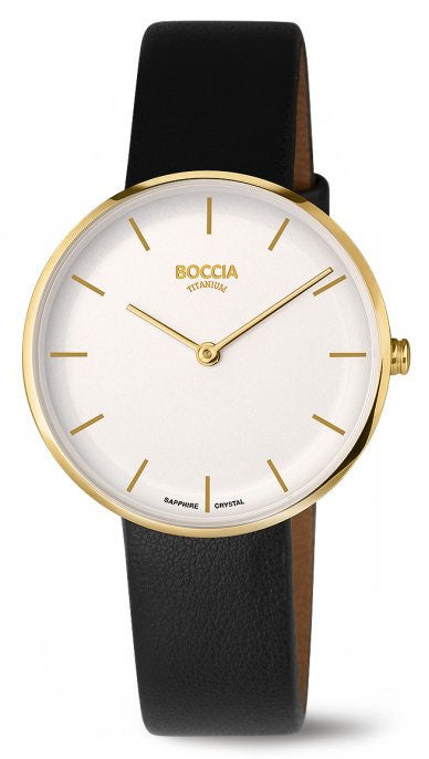 Ladies Gold Plated Titanium Dress Watch 3327-04